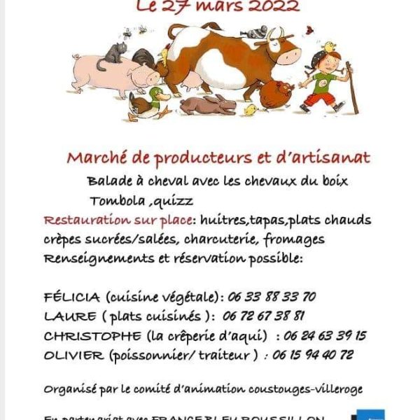 COUSTOUGES &#8211; 6ème FOIRE AGRICOLE ET ARTISANALE