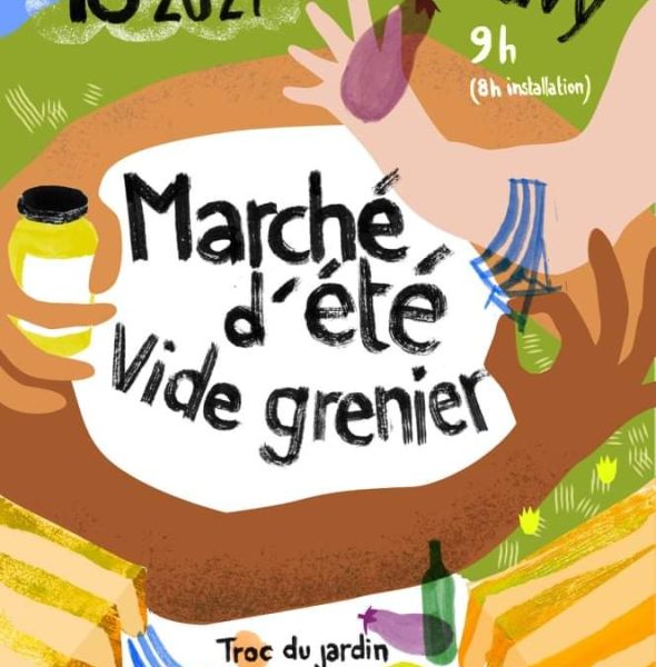 MARCHE D&#8217;ETE VIDE GRENIER